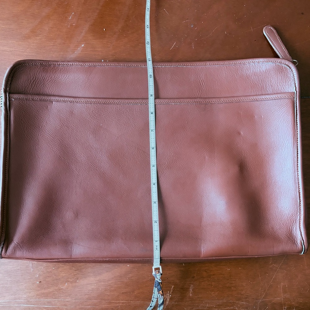 Vintage Brown Leather Laptop Sleeve